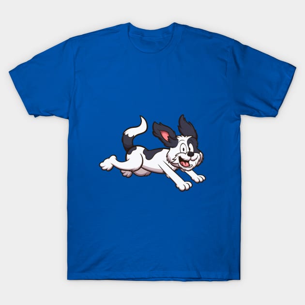 Running Shih Tzu Dog T-Shirt by TheMaskedTooner